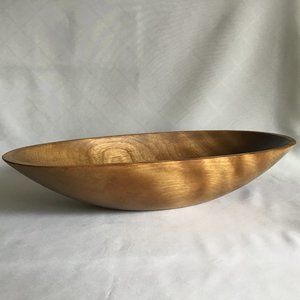 Vintage Baribocraft  Large Oblong Wood Bowl